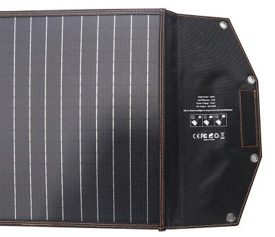 China Solar Outdoor Portable Fill On Grid Solar Power System 100W Energy Photovoltaic Grid Tie Solar Kit Folding Panel For Sale 370*415*35mm for sale