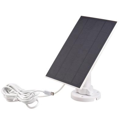 China Remote Control Small Solar Power System Photovoltaic Panel 6W/5V Fit For 4G Camera Monitor Solar Plug-in Free for sale