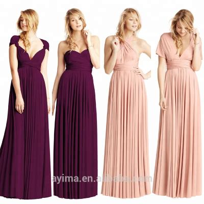 China NEW Style Anti-Static Women Wrap Maxi Dress Infinity Convertible Bridesmaid Dresses Long for sale