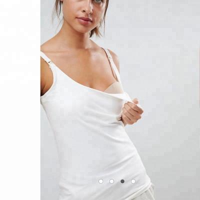 China Wholesale Anti-allergy OEM Pregnant Nursing Singlet Nursing White Nursing Tank Top for sale