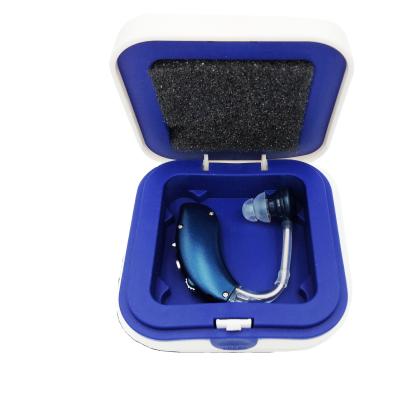 China Professional Rechargeable Noise Reduction Hearing Aids Shape Blue Color Cheap Price Without Hearing Aids App Control For Severe Hearing Loss for sale