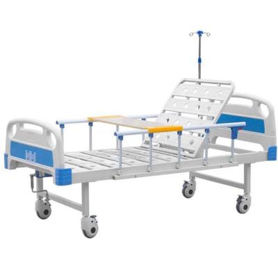 China Hospital bed factory direct sale working single crank and double crank hospital beds, hospital beds for sale