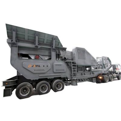 China Joyal Good Quality Mining Mobile Crusher , Mobile Jaw Crusher Tracked for sale