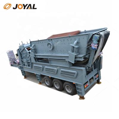 China road & Nice Bridge Construction Shanghai Joyal Price of Complete Quarry Stone Crushing Plant Mobile Impact Stone Crusher Plant for sale