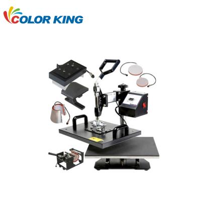 China Universal Bill Printer T Shirt Mug Plate Cap 8 In 1 Combo Heat Press Machine for sale