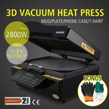 China Bill Printer 10% Off Vacuum 3D Iphone Case Sublimation Printing Machine 3D Heat Press Machine for sale