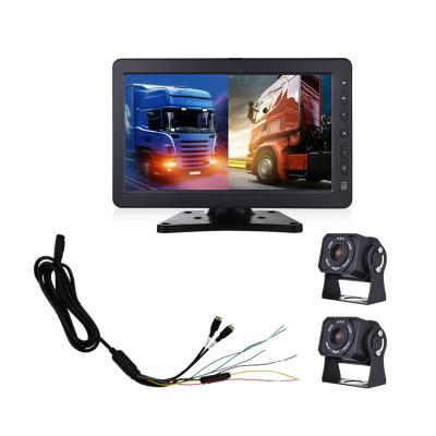 China 10.1 Inch Car Dvr Dash Cam 2 Channel Car Monitor Screen HD Stereo Car Monitor for sale