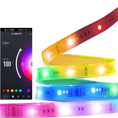 China Easy to Train Tuya WIFI IP65 LED Strip Light 5m/10m Work with Alexa and Google Assistant for sale