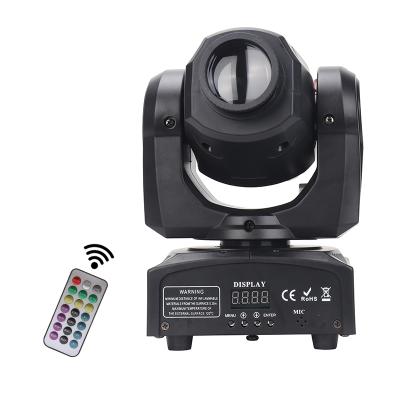 China KM-MH11018 Hotel Disco DJ Party Lights 30w Gobo Led Moving Head Mini Spot With Remote Control for sale