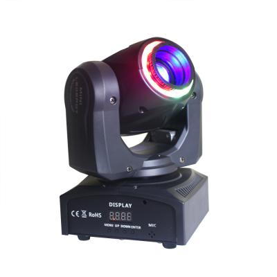 China From China Christmas Theme Park KM-MH13055 Mini RGBW 4in1 40W Light Beam From China With Flower And Ring Moving Head Led for sale