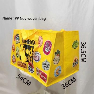 China 100% eco-friendly/light/cheap wholesale and retail can be customized purchase one piece waterproof nov pp woven bag with handle for sale