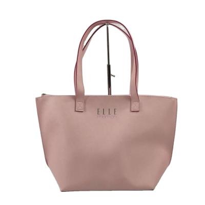 China 100% Eco-friendly/Lightweight/Cheap High Quality Best Selling Custom Large Shopping Bag Girls Fashion Products Ladies Pink Logo PU Handbags for sale