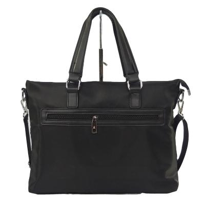 China 100% Men's Eco-friendly/Lightweight/Cheap Laptop Bag Nylon Black Briefcase Tote Bag High Quality Business Casual Briefcase Bag for sale