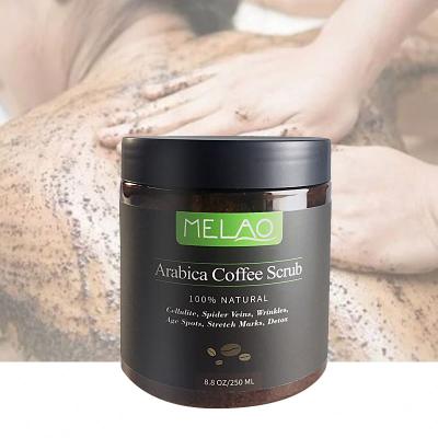 China NEW Coffee Body Exfoliator Naturals with Organic Coconut & Arabica Shea Butter OEM Coffee Scrub 8.8 oz for sale