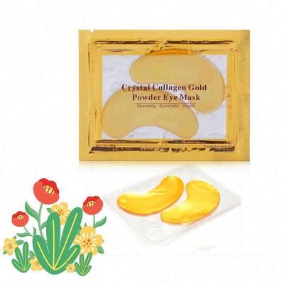 China Homemade Eye Mask Anti-Puffiness Gold Collagen Skin Care Eye Patches Beauty Crystal Dark Circle for sale