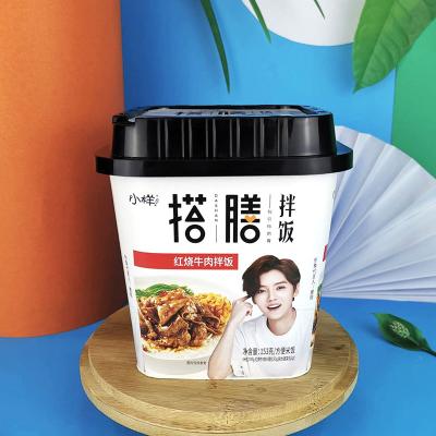 China Instant Hot Pot Rice Food With Braised Beef In Brown Sauce DS-01 for sale