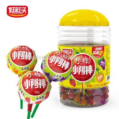 China 1.32KG Natural Fruit Flavor Lollipop , Confectionery With Stick , Sweet Lollipop Candy for sale