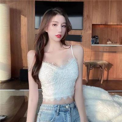 China Wholesale Comfy Floral Black Padded QUICK DRY ladies pleated tube top women crop top camisole bra soft lace top brallete for sale