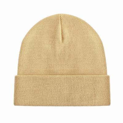 China JOINT Wholesale Custom High Quality Acrylic Beanie Hats With Embroidery Logo Custom Knit Beanies Hat for sale