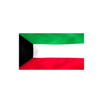 China Kuwait National Flag 3x5ft 90x150cm Kuwait High Quality Flag Outdoor Advertising Display The State of Kuwait Flag for sale