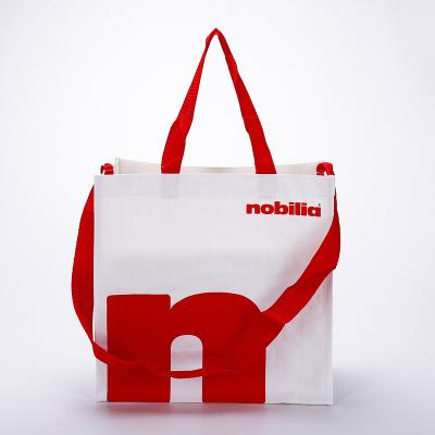 China 2022 Factory Price Recyclable Customized Design Laminated PP Woven Shopper Bag for sale