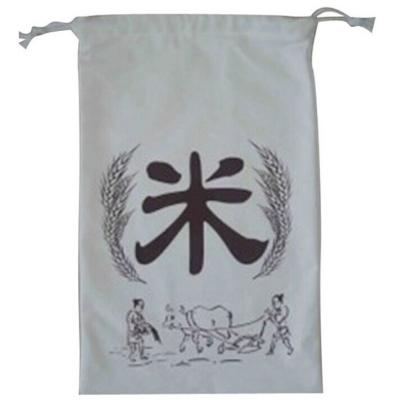 China Eco - Friendly Fashion Drawstring Cotton Shopping Bag Recyclable for sale