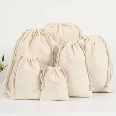 China Recyclable Fashion Cotton Drawstring Pouch Promotional Bag for sale