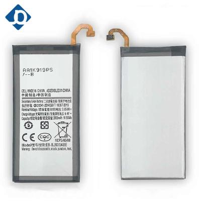 China OEM 3000mAh 100% Cell Phone Zero Cycle A6 J6 J8 Mobile Phone Battery For Samsung Galaxy Capacity Battery for sale