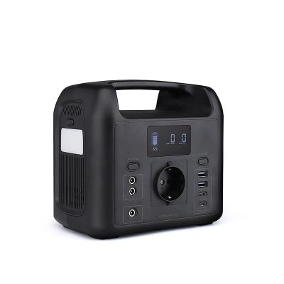 China Portable Outdoor Portable Power Bank Lifepo4 220v Output AC Power Station For Central Emergency Charging Portable LED Display for sale