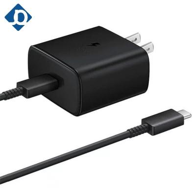 China Quick Charger 3.0 OEM For Samsung Charger US EU UK AU Plug 45W PD Fast Charging Adapter With TYPE-C Cable for sale