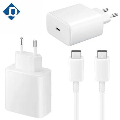 China Factory OEM S21 Ultra 45W Palladium Palladium Lower Super Fast Charging Fast Charger 3.0 Fast Charger With USB Type C Cable for sale