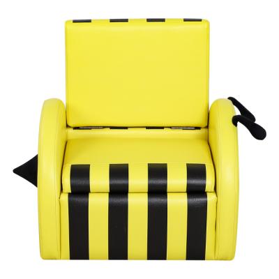 China 2021 Modern Lovely Bee Train Muti-functional Preschool Kids Sofa for sale