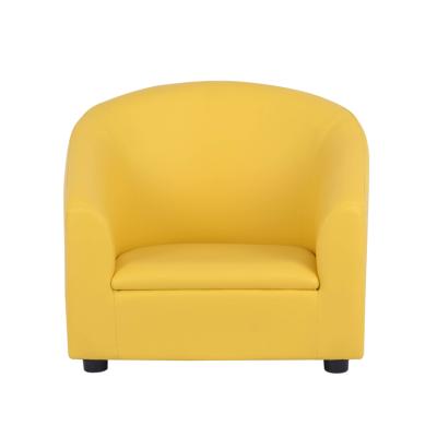 China Yellow Leather Sofa Set Kids Sofa Set Modern Manufacturing New Seat Design Cama Ninos for sale