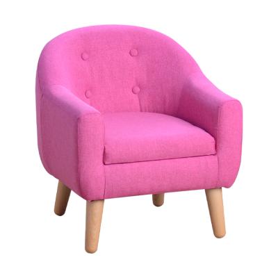 China 2021 Modern Wholesale Popular Durable Linen Fabric Upholstered Kids Chair Furniture for sale