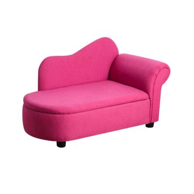 China Modern New Design Fabric Kids Fabric Sofas French Style Lounge Chair Storage Box Sofa for sale