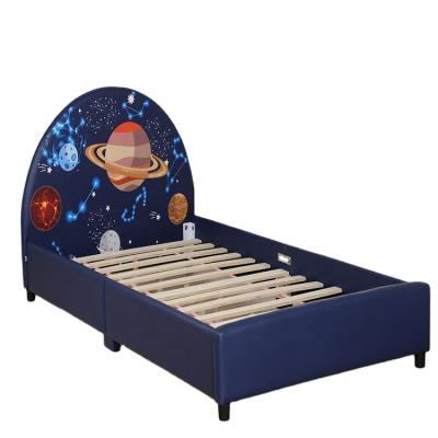 China 2021 New Modern Design Star Space Bed Children Room Furniture Set Kids Bed for sale