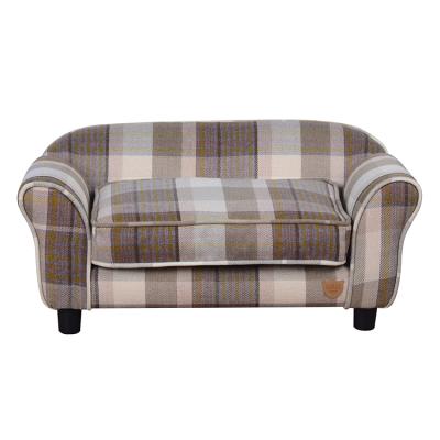 China Foam Tufted Plush Comfortable Heating Pet Sofa Bed for sale