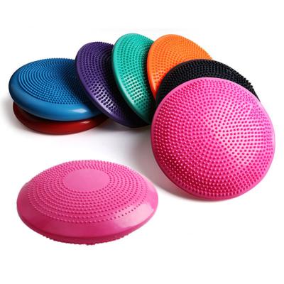 China Durable Washable Waterproof Anti-Slip Yoga Balls Massage Pad Wheel Stability Balance Disc Cushion Mat for sale