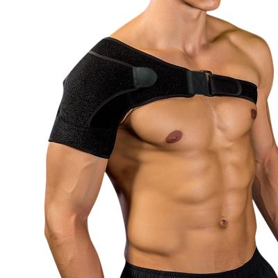 China Customsized Sports Strap Wrap Shoulder Pad Basketball Badminton Fitness Training Adjustable Breathable Pressurized Sports Pad for sale