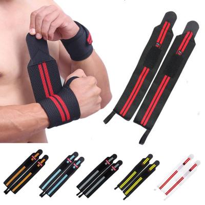 China Customsized Wrist Support Gym Hand Wrist Wraps Weightlifting Straps Barbell Grip Barbell Straps Wraps Hand Protection for sale