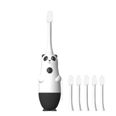 China Shinerosy New Cartoon Panda Cute Kids Battery Operated Long Dry Battery Electric Toothbrush IPX7 Waterproof Teeth Cleaner OEM SR-OTBC09 for sale