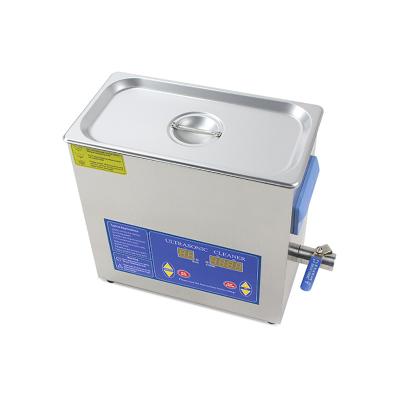 China Ultrasone Schoonmakende Machine 6L die met de Digitale Reinigingsmachine van het Horlogeglazen van Tijdopnemerjuwelen wordt verwarmd Te koop