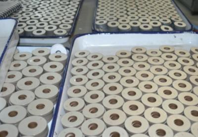 China PZT 5 Piezoelectric Ceramic Discs 25/58 Piezo Ceramic Disc for sale