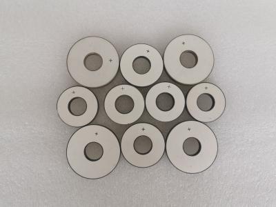 China Ring Round Shape P4 P5 Or P8 340PF Piezoelectric Ceramic Plate zu verkaufen