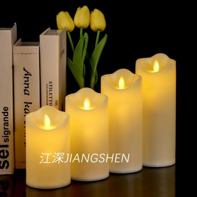 China Romantic Birthdays Wedding Gift Candle Guest Table Decoration Led Flame Candle Family Warm Yellow Flameless Wedding Party for sale