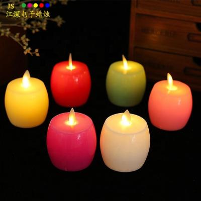 China Electronic swing led candle simulation apple swing candle light proposal decoration candle LED/Christmas for sale