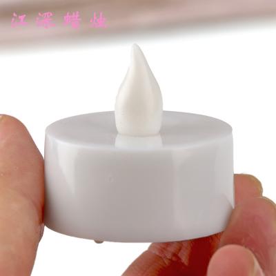 China Birthdays 24 Pcs LED Tea Light Candles Light Bulk Battery Tealight Flameless Flickering Pillar For Decorations Valentine's Day for sale