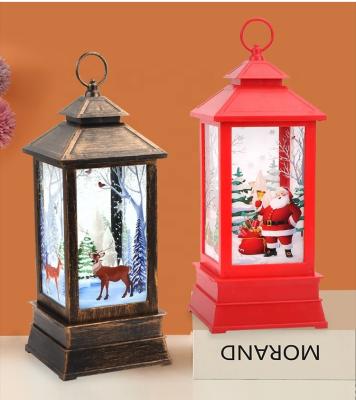 China 2021 Christmas Decoration 2021 Santa Claus Snowman Merry Christmas LED Candle Wind Lamp Christmas Decoration Wind Lamp USB Charging for sale