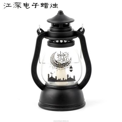 China Mini Retro Candle Lamp Led Flashlight Led Kerosene Lamp Battery Operated Lamp, Used for Muslim Family Party Festival Ramadan Decoration for sale