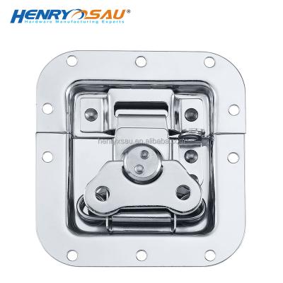 China Heavy Duty Flight Case Road Crate Lock Parts Hardware Butterfly Locks Lock For Industrial Tool Steel Chromed Lockable for sale